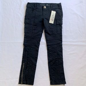 NWT Guess Jeans Girls size 7 in Black